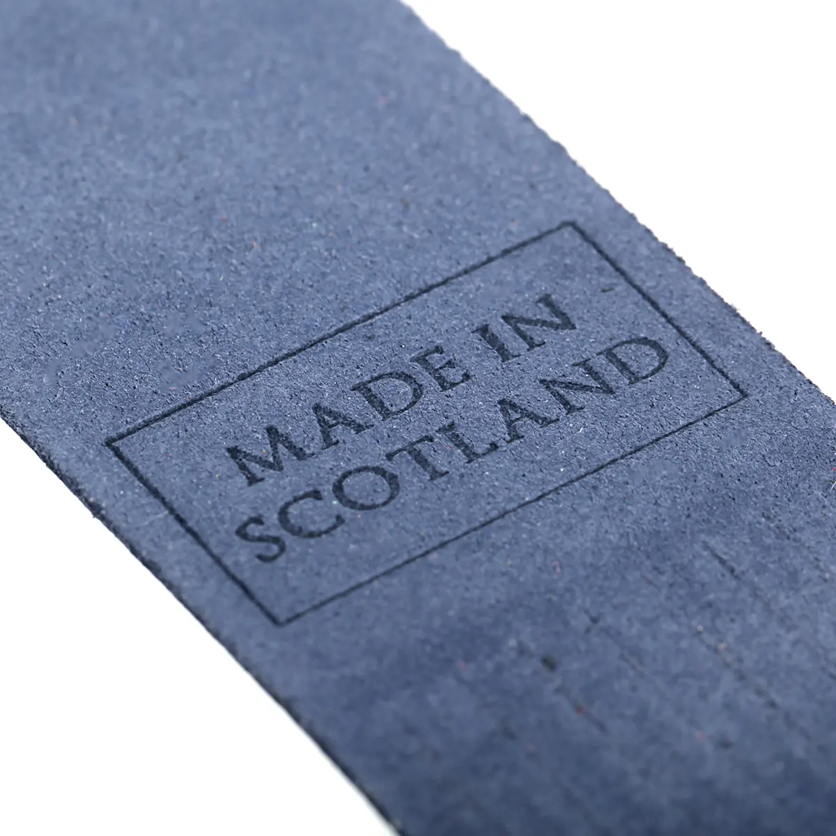 Inverness - Lesezeichen aus Leder in Dunkeblau  - Made in Scotland