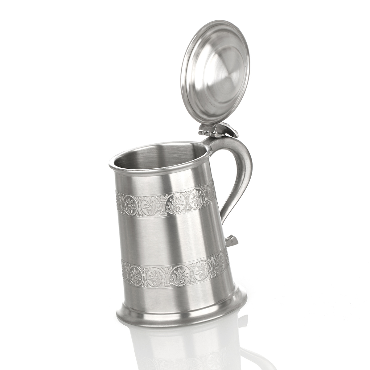bierkrug-zinnkrug-england-pint-antik-deckel-002dJvDz6LMOzhxt Medieval Tankard - mittelalterlicher 1 Pint Bierkrug / Zinnkrug mit Deckel