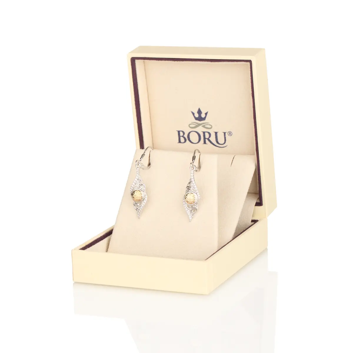 ohrhaenger-ohrringe-solstice-twisted-trinity-silber-gold-irland-001 Solstice Twisted Trinity - Irische Ohrhänger aus Sterling Silber & Gold