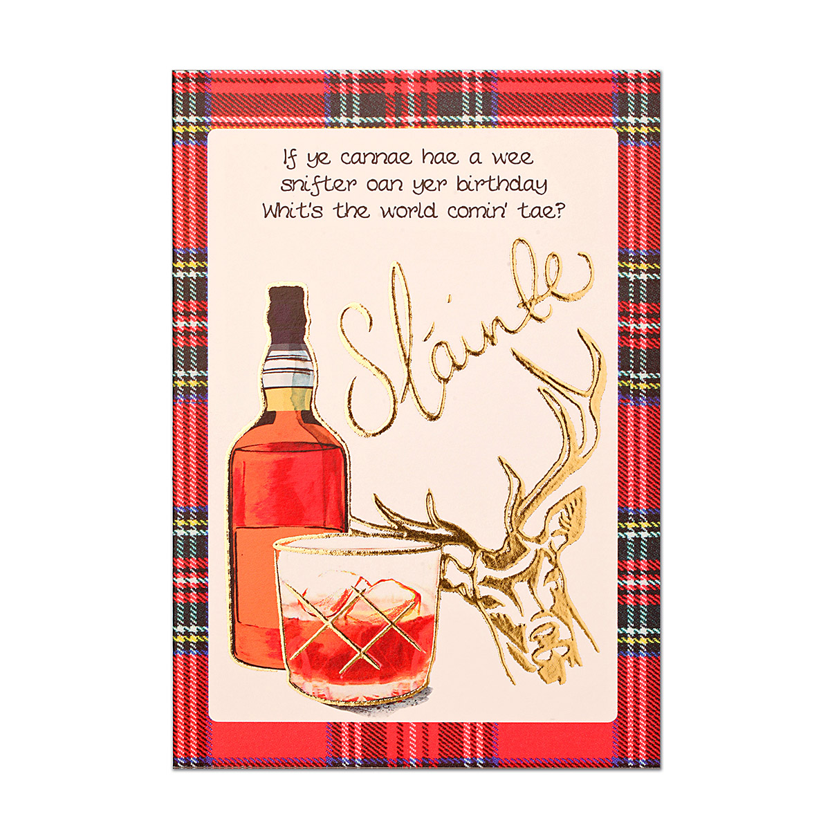 Birthday Slàinte - Geburtstagskarte aus Schottland Birthday Slàinte - Geburtstagskarte aus Schottland