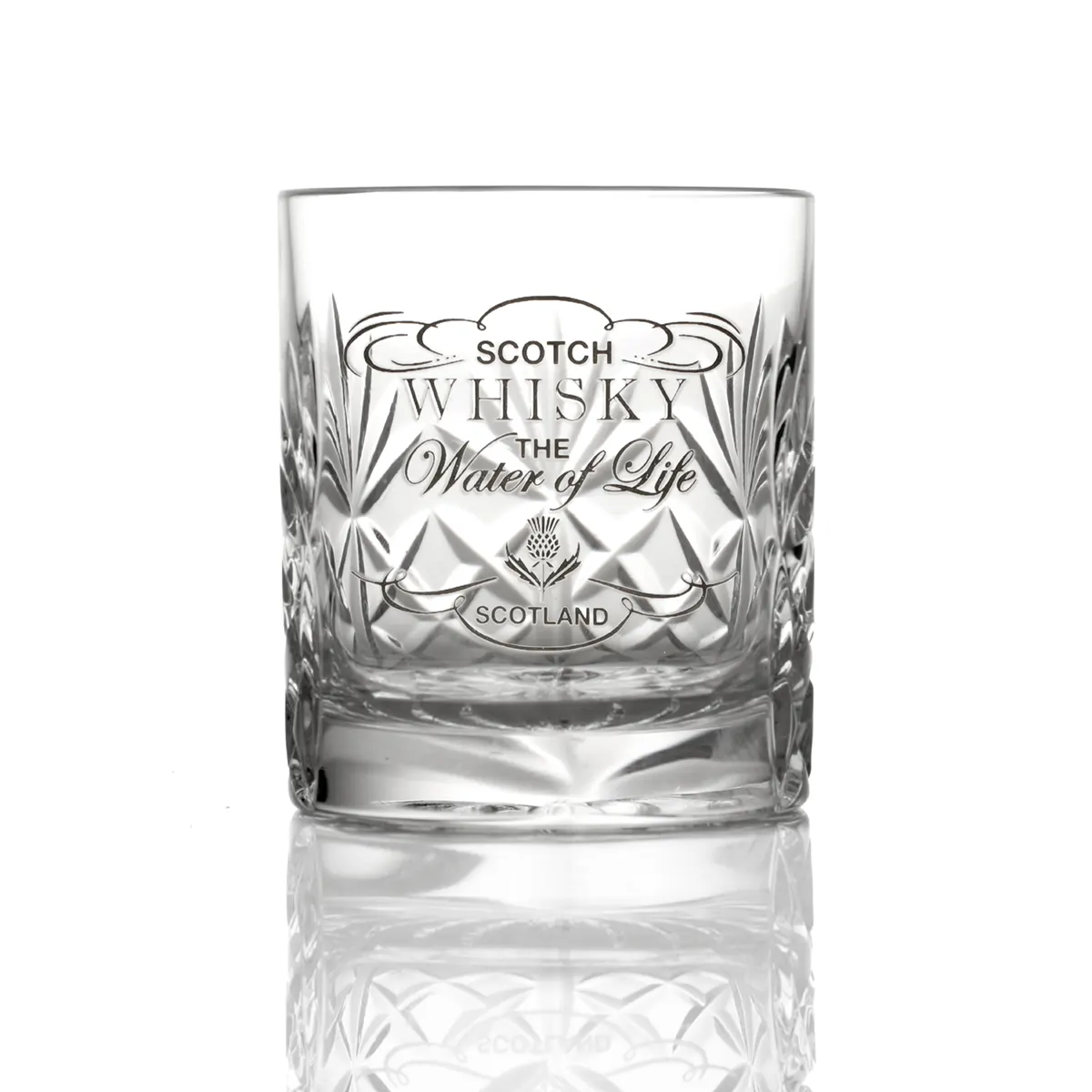 The Water of Life Shot - Handgefertigtes Kristall Whisky Shotglas