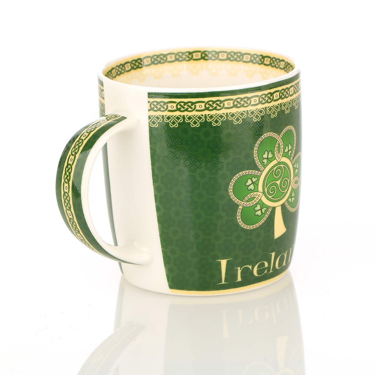 Kaffeebecher-Mug-irland-irish-shamrock-kleeblatt-023 Irish Shamrock Celtic Mug - keltischer Kaffeebecher mit irischen Kleeblättern
