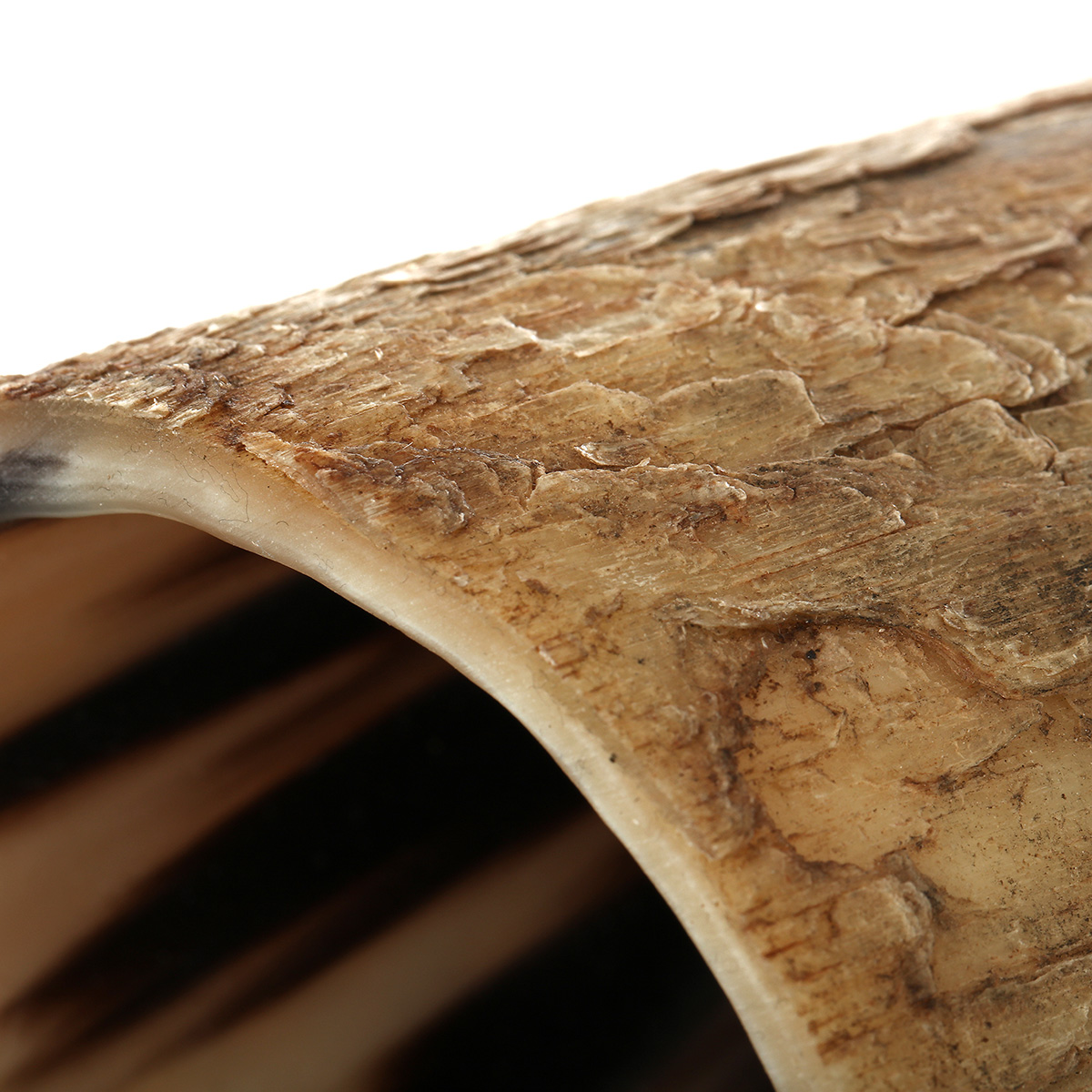 trinkhorn-roh-500ml-003 Trinkhorn aus echtem Horn - aussen naturbelassen