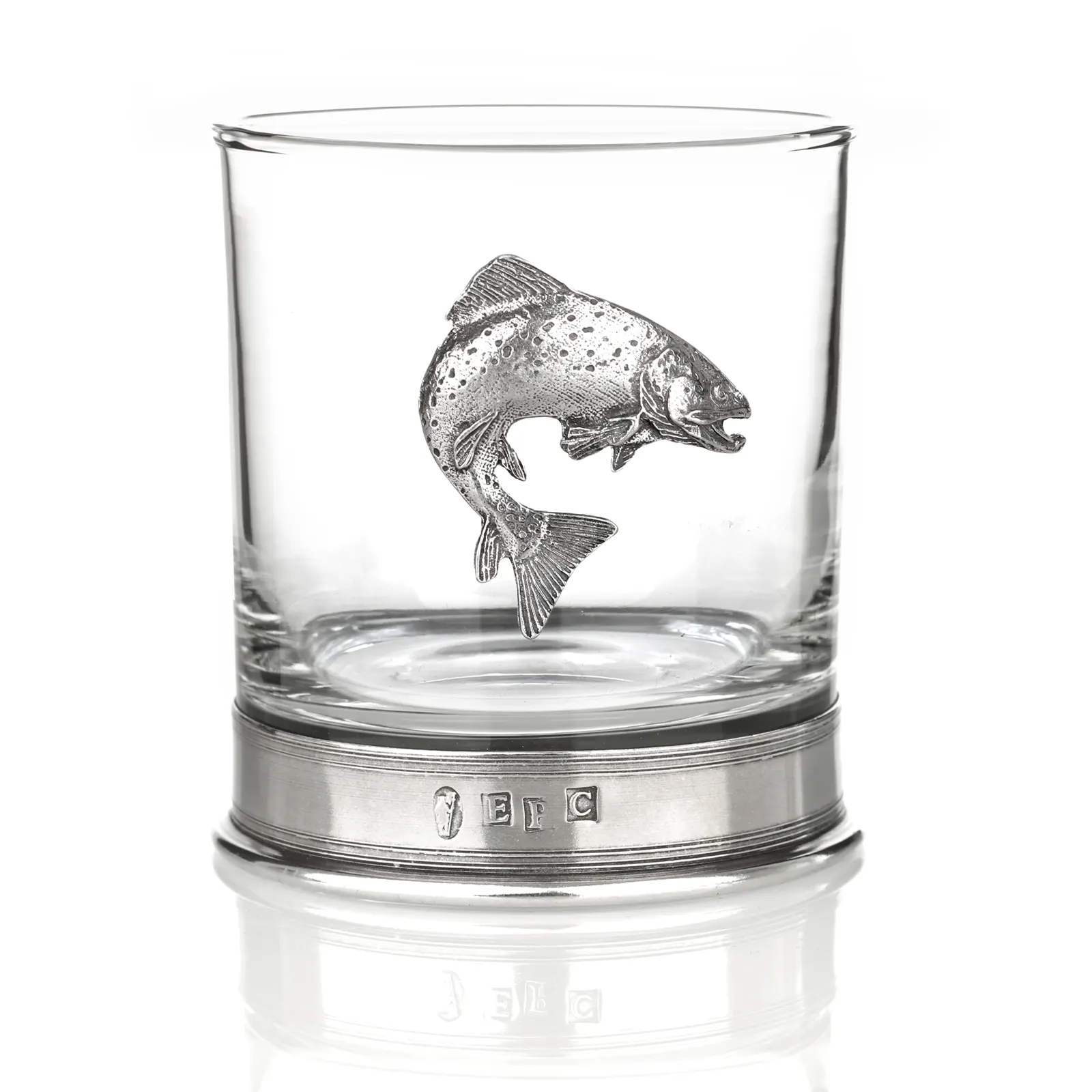 Forelle Whisky Tumbler - Handgefertigtes Whiskyglas aus England Forelle Whisky Tumbler - Handgefertigtes Whiskyglas aus England
