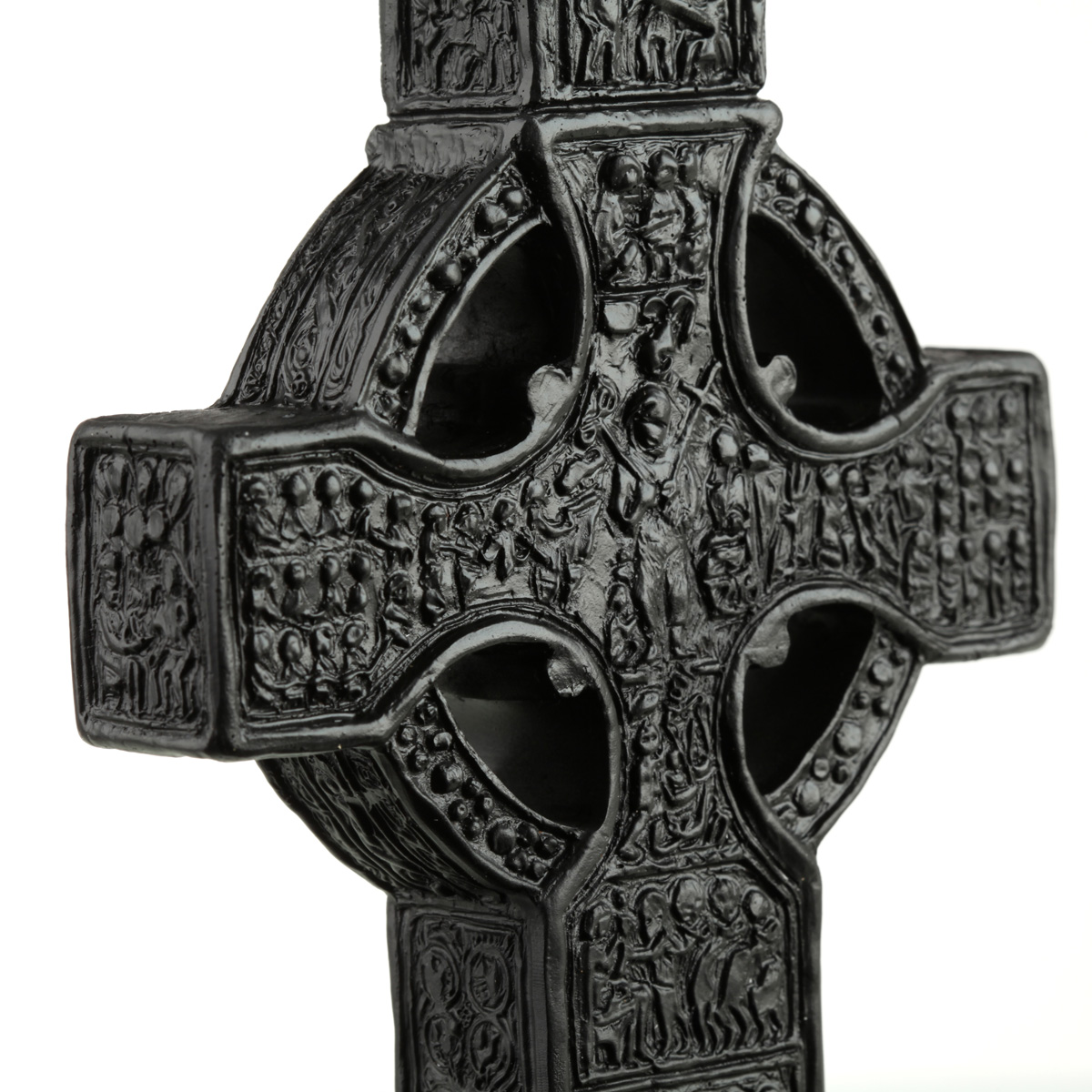 IMG_048853fcac509c83d Muiredach’s High Cross of Monasterboice - keltisches Kreuz mit irischem Torf - Handgefertigt in Irland