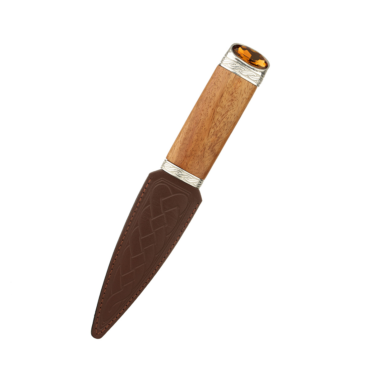 sgian-dubh-keltisch-schottland-018 Rosewood Amber Sgian Dubh aus Schottland - Keltische Muster Rosenholz & Kristall
