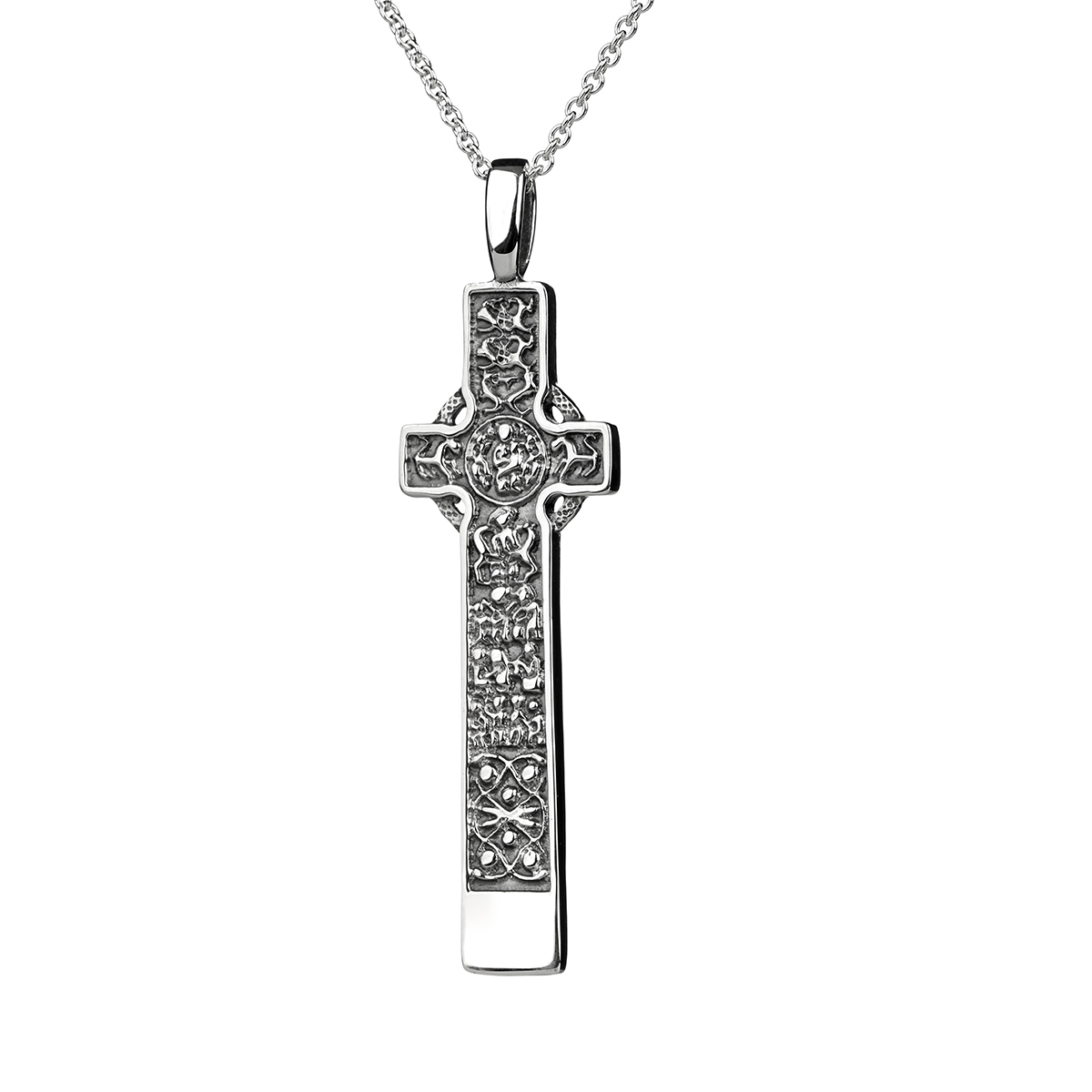 St Martin's Cross of Iona - Keltisches Kreuz aus Schottland - Sterling Silber
