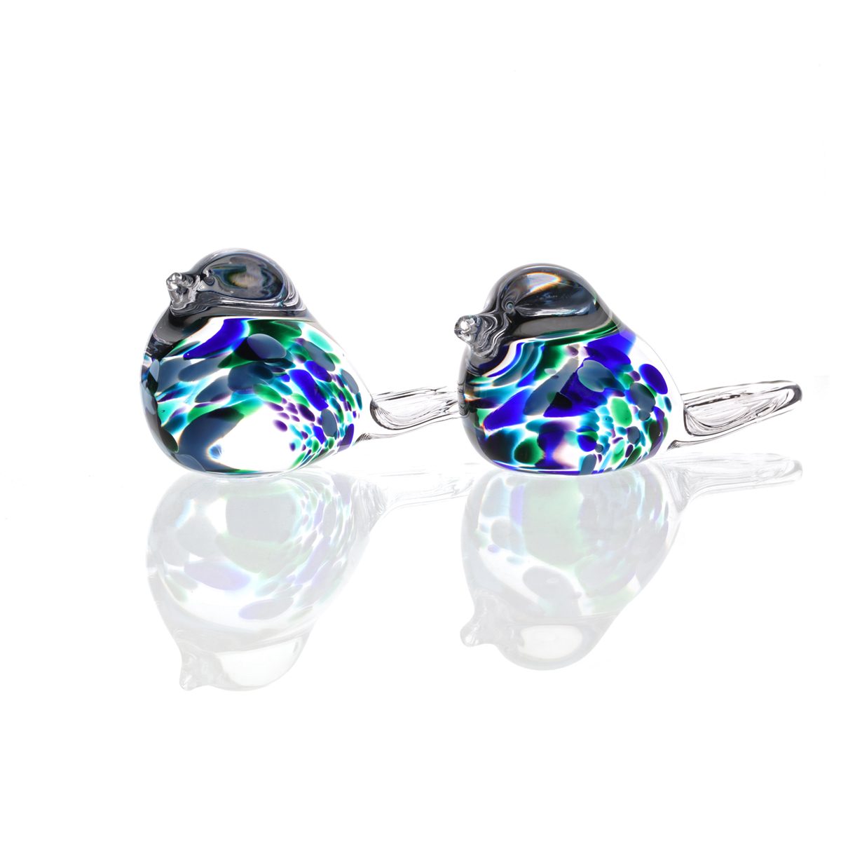 celtic-love-birds-glas-kristall-vogel-irland-003 Wild Atlantic Love Birds - 2 handgefertigte Kristallglas Vögel aus Irland