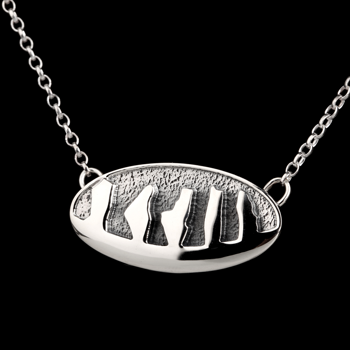 kette-anhaenger-ring-brodgar-steinkreis-orkney-001 Ring Of Brodgar Kette - Handgefertigt auf den Orkney Inseln aus Sterling Silber