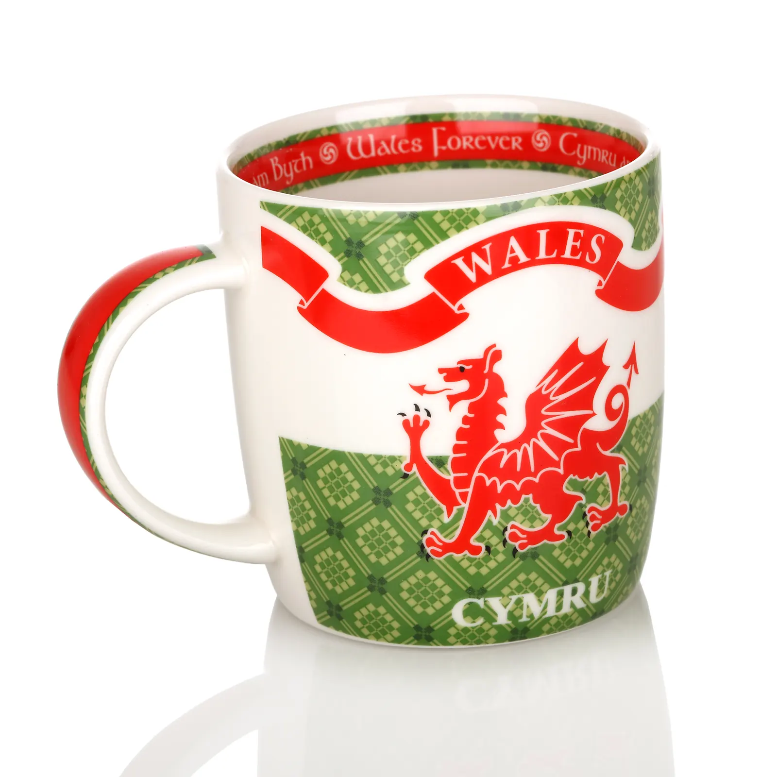 Wales Forever Welsh Dragon Mug - Kaffeebecher mit walisischem Drachen