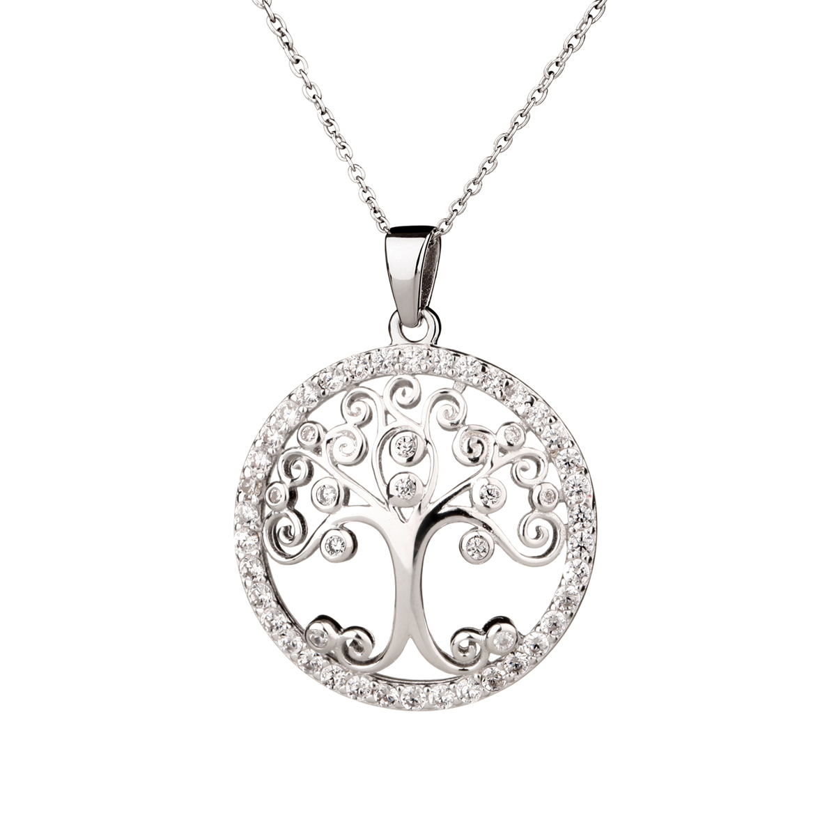 kette-anhaenger-lebensbaum-yggdrasil-silber-kristall-irland-002 Celtic Crystal - Lebensbaum Kette aus Irland - Sterling Silber & Kristall