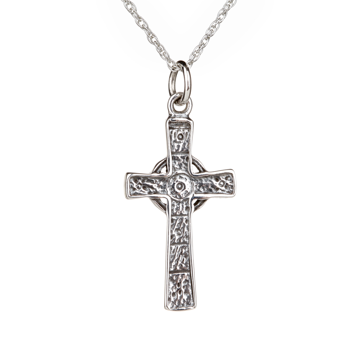 kette-anhaenger-keltisches-kreuz-silber-schottland-008 Keltisches Kreuz - Anhänger aus Sterling Silber - Handgefertigt in Schottland