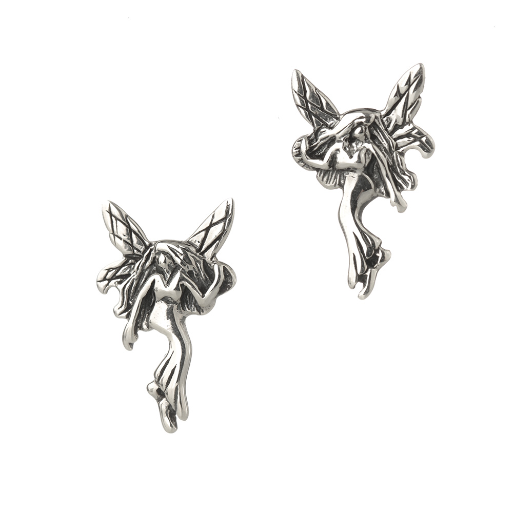 Celtic-fairy-fee-ohrstecker-silber-002 Aos Si / Celtic Fairy - keltische Feen Ohrstecker aus Schottland
