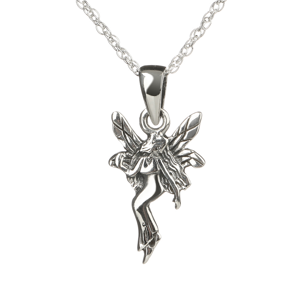 Celtic-fairy-fee-silber-00259ad3c9e7e9a3 Aos Sí / Celtic Fairy - Keltische Fee Kette aus Schottland