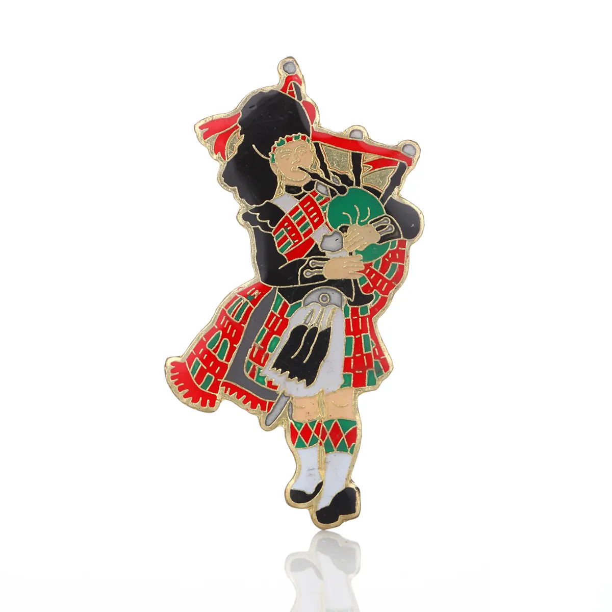 Scottish Piper Deko Magnet / Kühlschrankmagnet aus Schottland - Metall & Emaille Scottish Piper Deko Magnet / Kühlschrankmagnet aus Schottland - Metall & Emaille