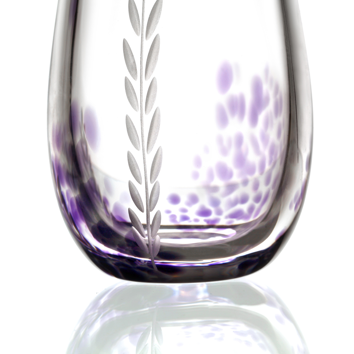 vase-kristall-glas-irland-irish-wild-heather-libelle-005 Wild Heather Bud Vase aus Kristallglas - Handgefertigt in Irland