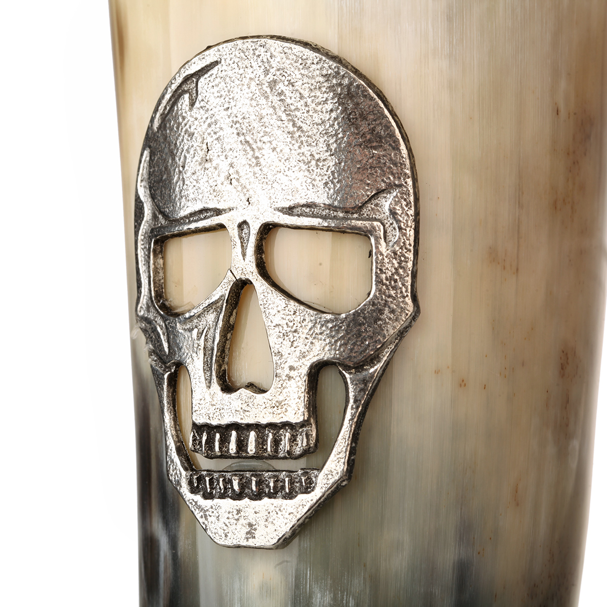 trinkhorn-wikinger-skull-totenopf-003GfuvXPE3YFScD Totenkopf - Wikinger Hornbecher verziert - 0,5l - echtes Horn