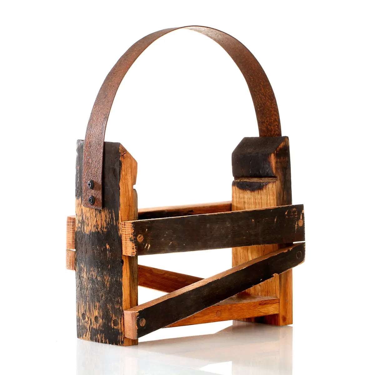 wein-flaschen-traeger-whisky-fass-recycled-schottland-005 Flaschenträger aus recycelten schottischen Whiskyfass - für 3 Weinflaschen