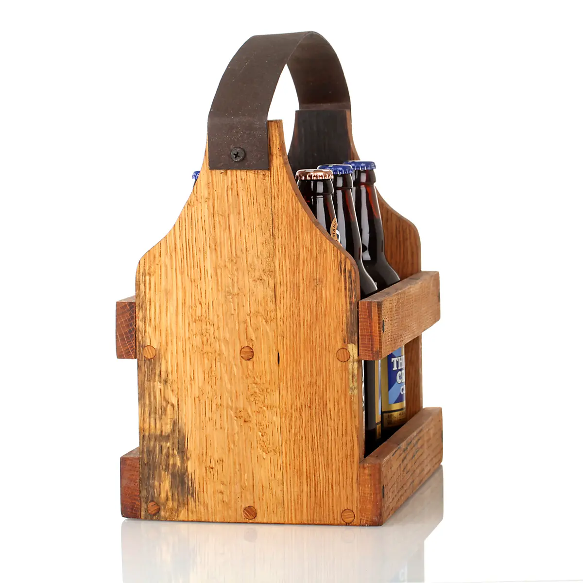 bier-flaschen-traeger-whisky-fass-recycled-schottland-012 Flaschenträger aus recycelten schottischen Whiskyfass - für 6 Bierflaschen