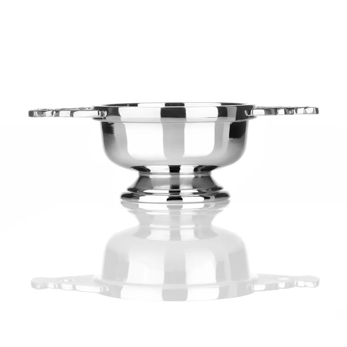 Whisky-Quiaich-Schottland-Silber-002 Highland Whisky Quaich aus Schottland - versilbert mit keltischen Griffen