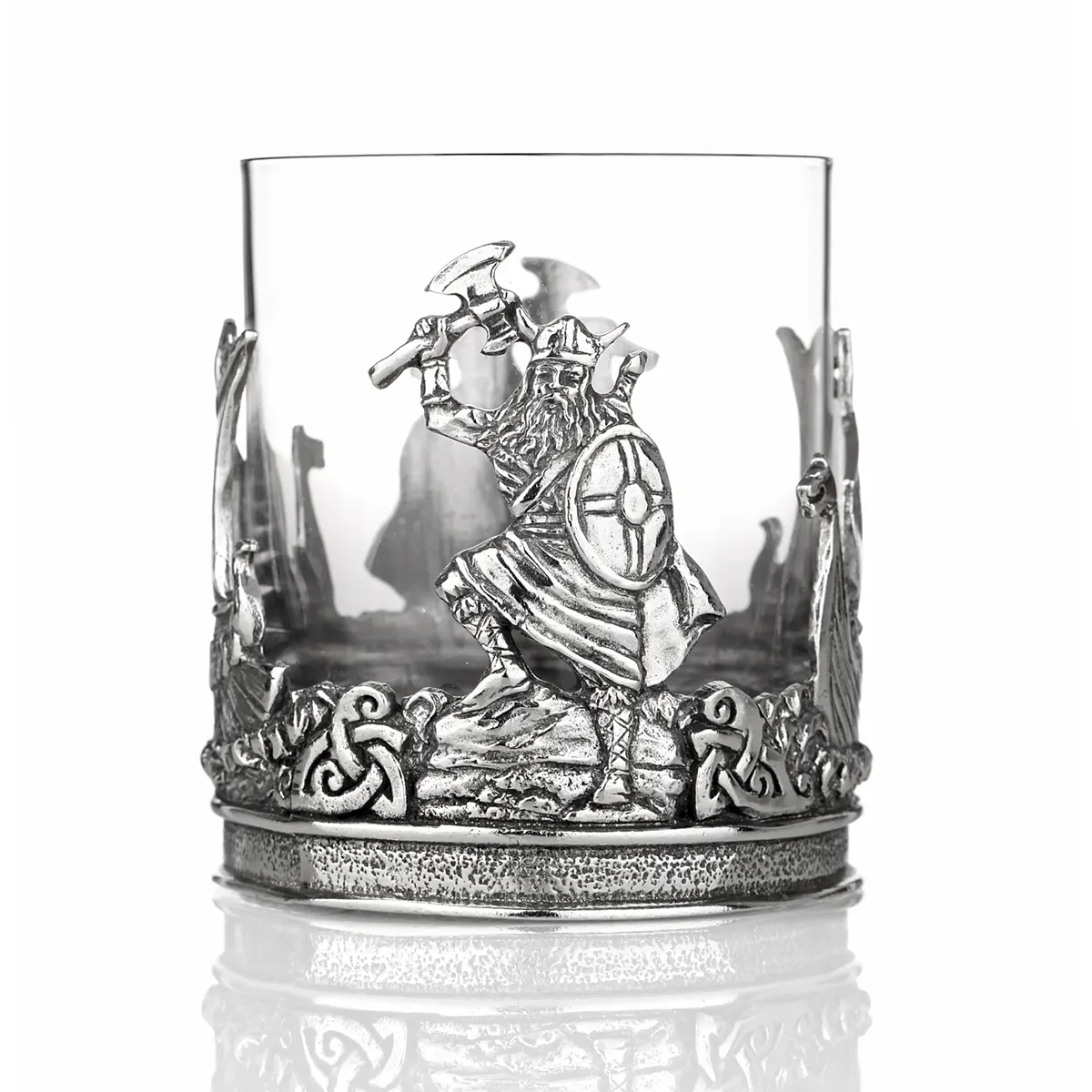 Viking Whisky Tumbler - Handgefertigtes Wikinger Whiskyglas aus England