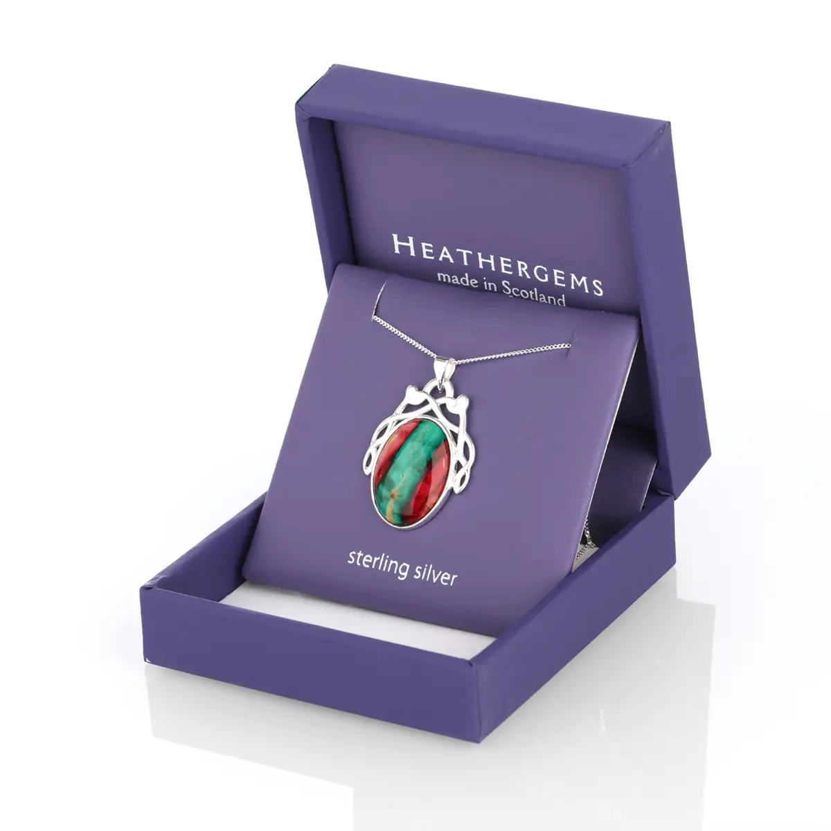 kette-anhaenger-schottischer-heathergem-schmuck-silber-027HwvXVK4uCR4g9 Heathergem Swirls - Kette & Anhänger aus Schottland - Sterlingsilber & Heide