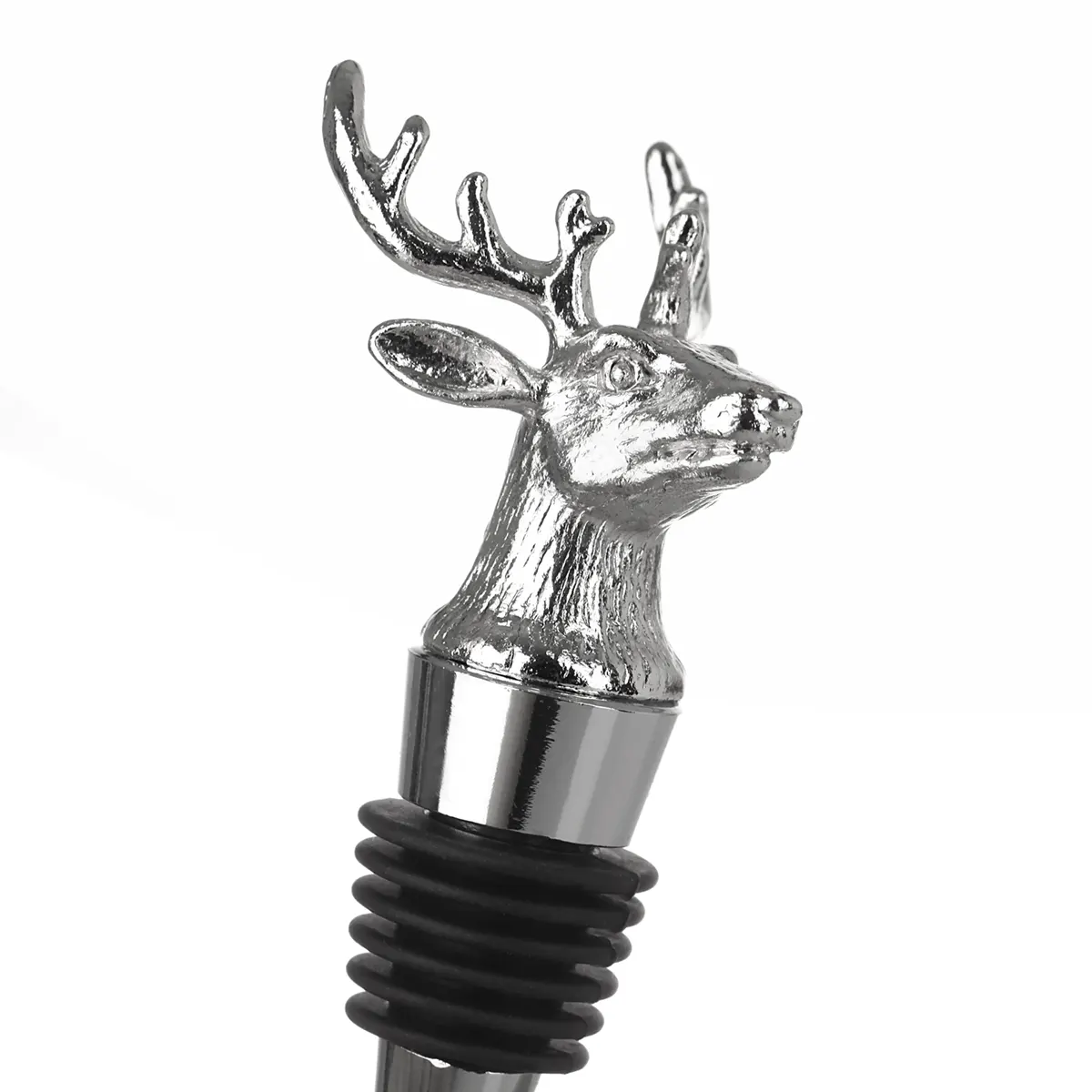 Highland Stag Flaschenverschluss – Edelstahl Bottle Stopper aus Schottland im Geschenkkarton Highland Stag Flaschenverschluss – Edelstahl Bottle Stopper aus Schottland im Geschenkkarton