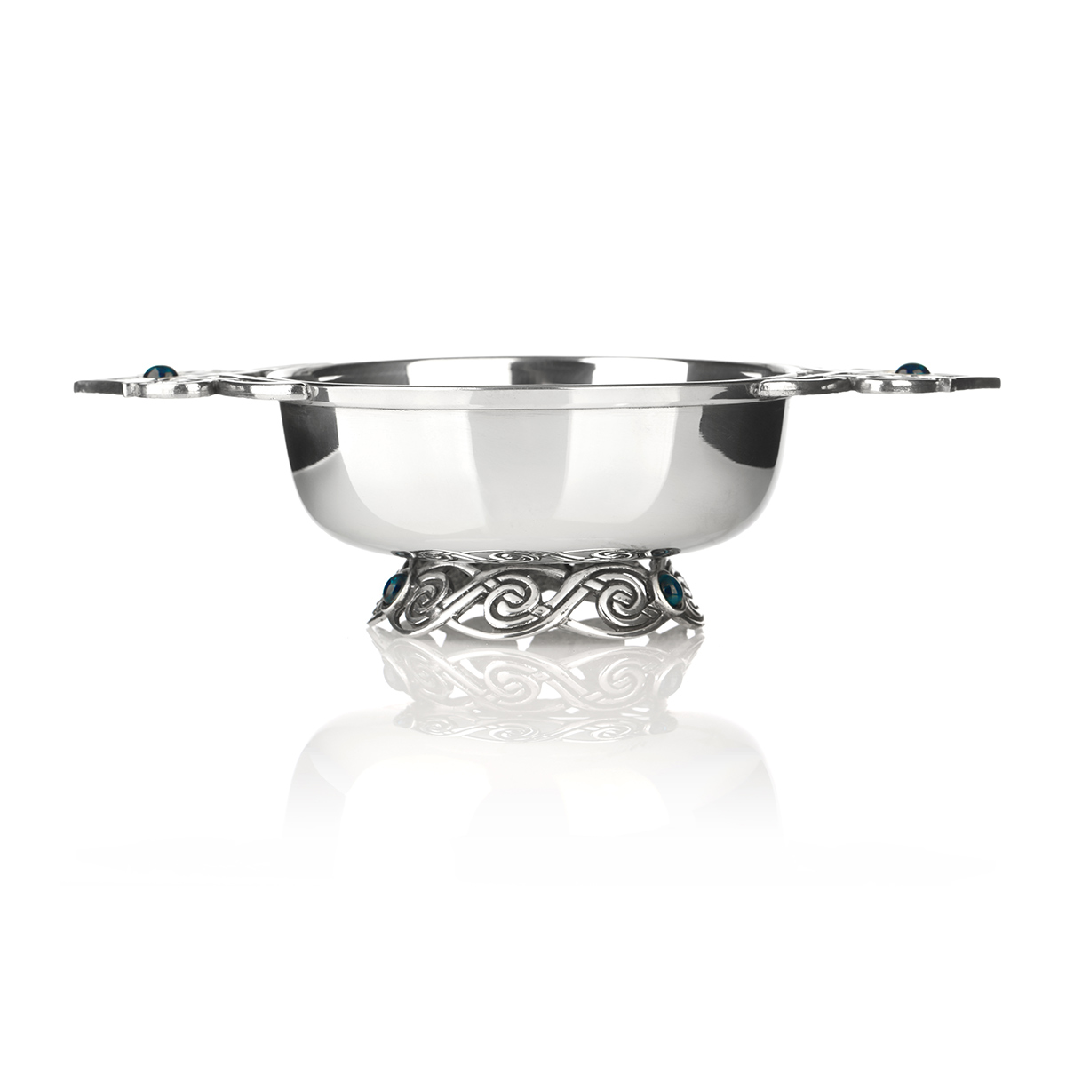 quaich-keltisch-highland-schottland-001 Highland Whisky Quaich aus Schottland - Zinn mit keltischen Ornamenten