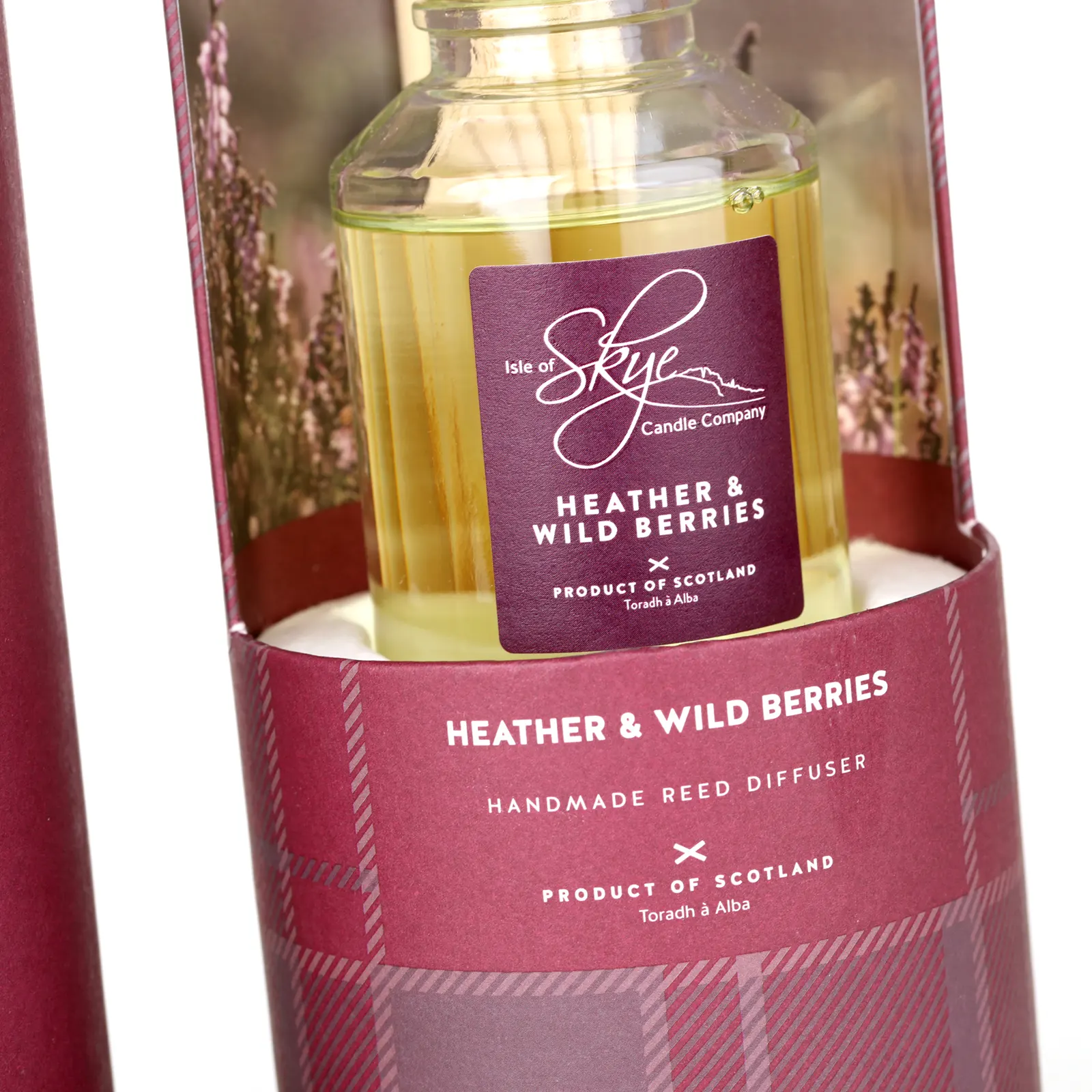 Isle of Skye Candles Duft Diffusor - Heather & Wild Berries - Zarter Frühlingsduft aus Schottland