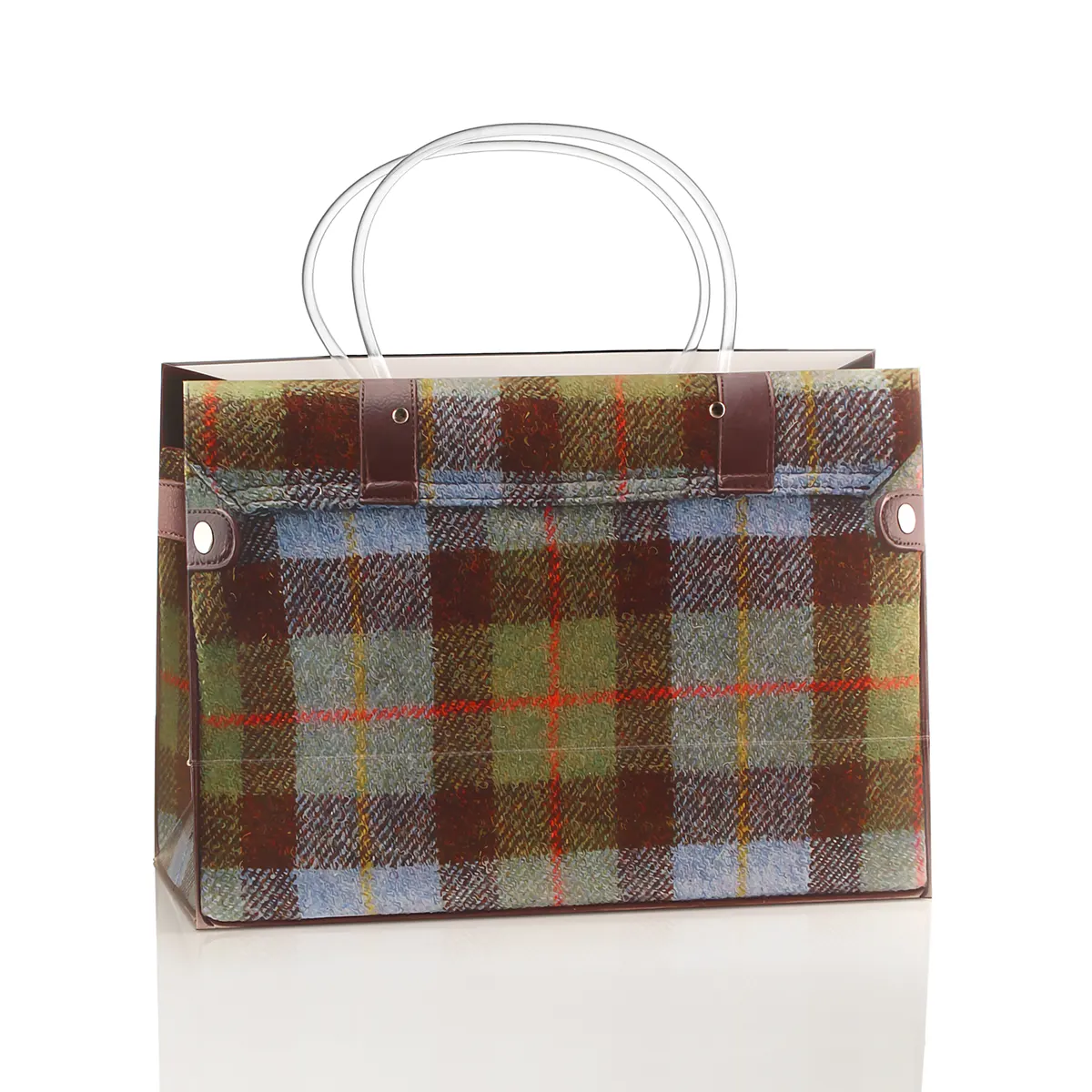 geschenk-beutel-gift-bag-schottland-MacLeod-tartan-002 McLeod Tartan Shopping Bag - schottischer Karomuster Einkaufstasche aus Papier