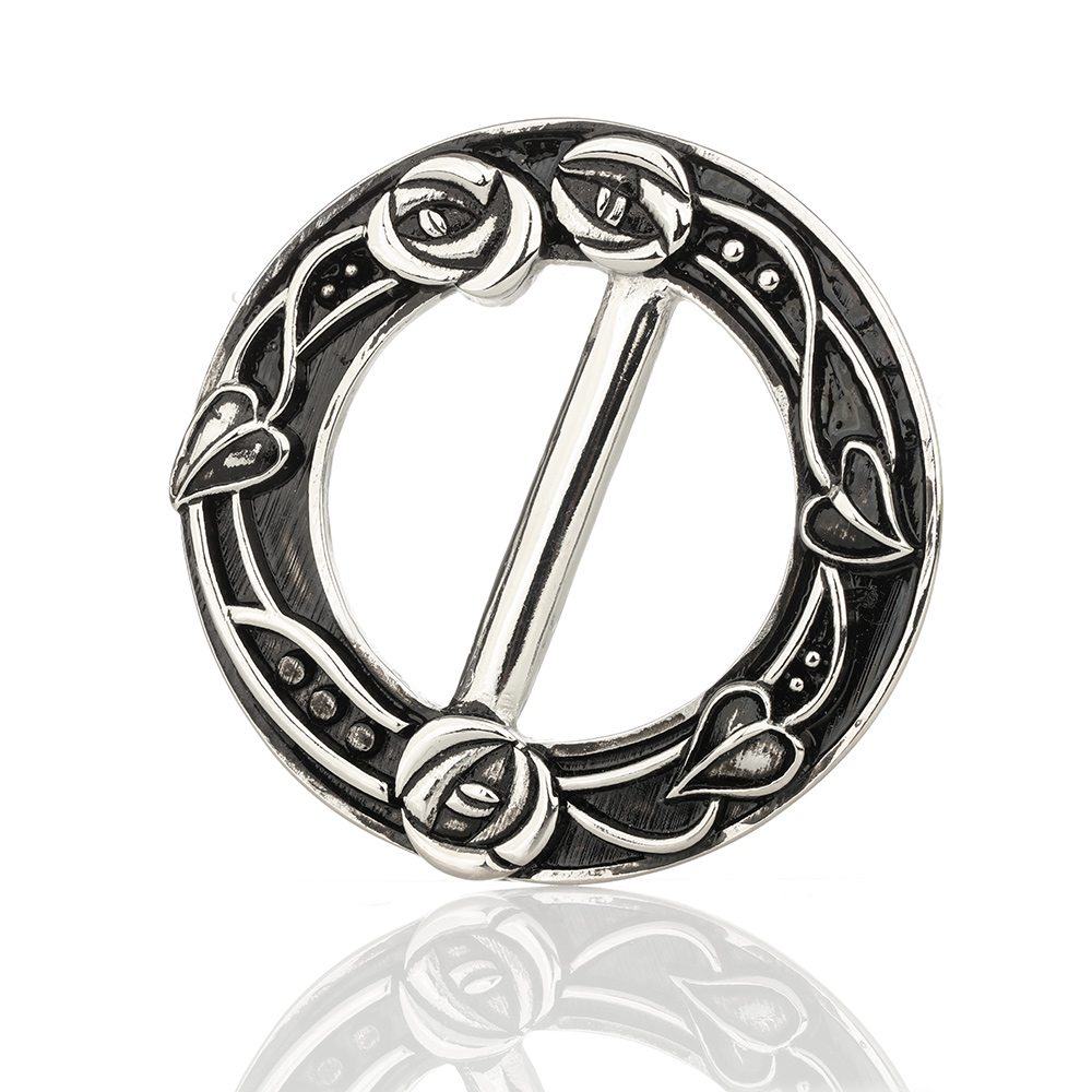 scarf-ring-schal-mackintosh-rose-001XPEg91kBEcyaS Mackintosh Rose Jugendstil Schalring – Handgefertigt in Schottland