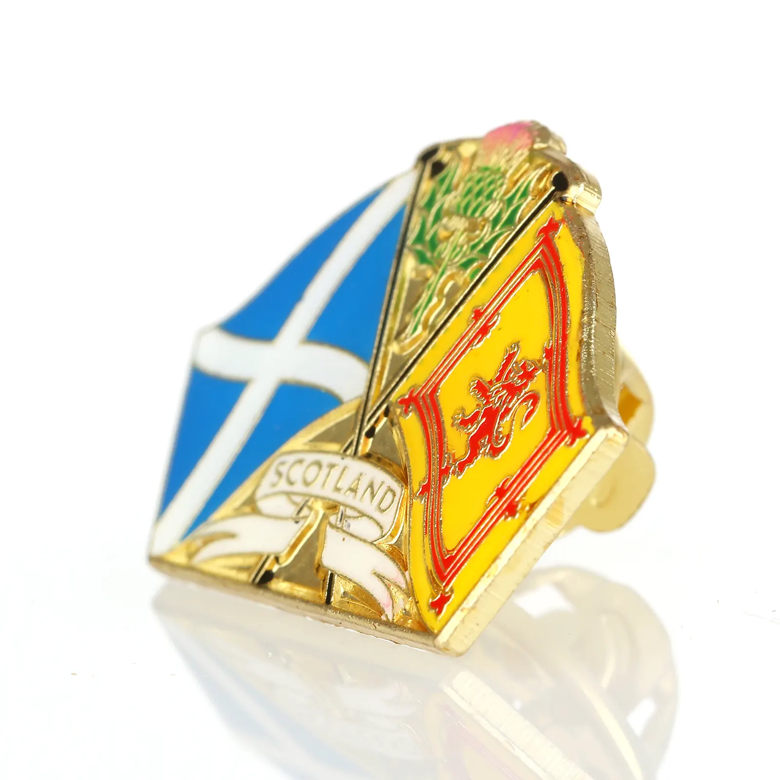 Scottish Symbols Pin Badge - Anstecknadel aus Schottland - Metall & Emaille Scottish Symbols Pin Badge - Anstecknadel aus Schottland - Metall & Emaille