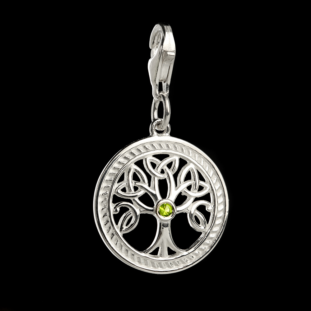 Celtic Tree Of Life - Keltischer  Lebensbaum Charm - Sterling Silber aus Irland