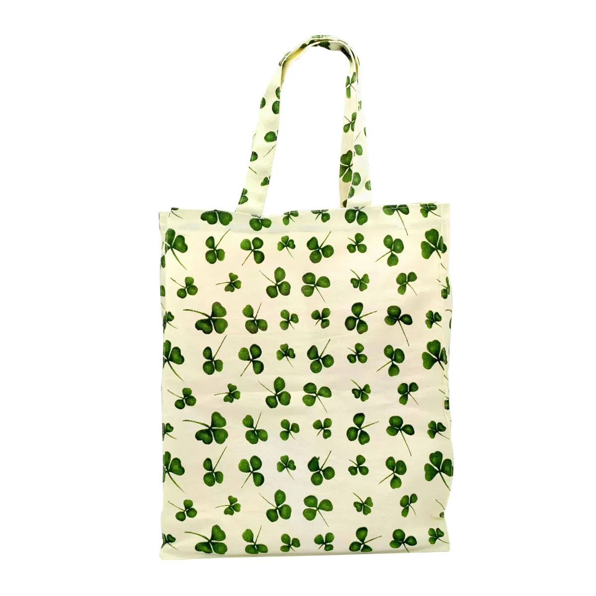 Shamrock Shopping Bag -  irische Kleeblatt Einkaufstasche / Stoffbeutel