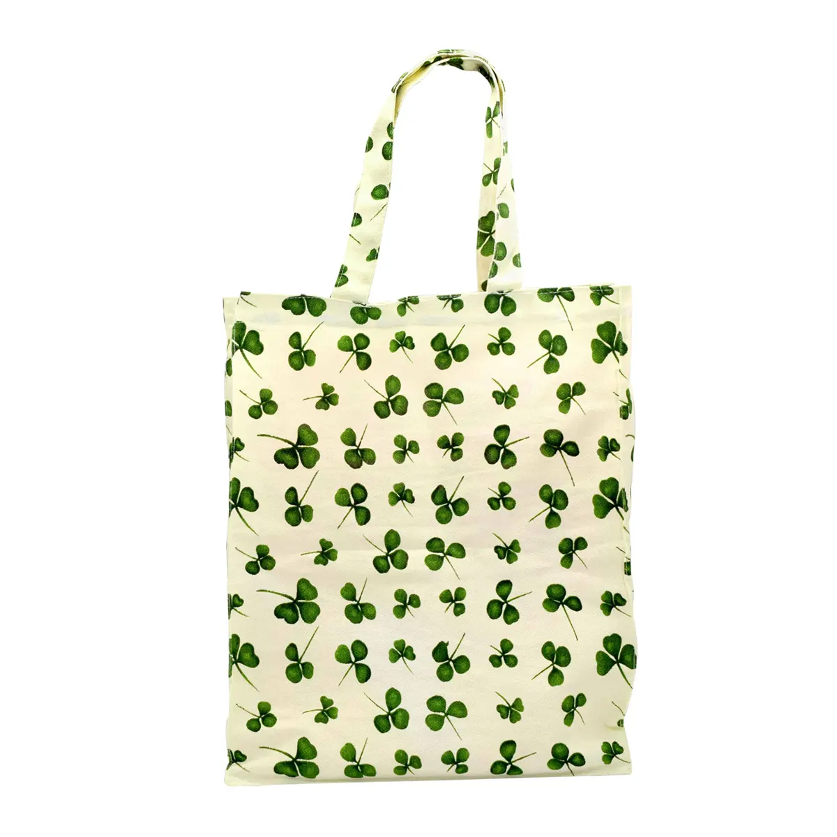 stoff-beutel-tote-shopping-bag-irland-irish-shamrock-kleeblatt-001 Shamrock Shopping Bag -  irische Kleeblatt Einkaufstasche / Stoffbeutel