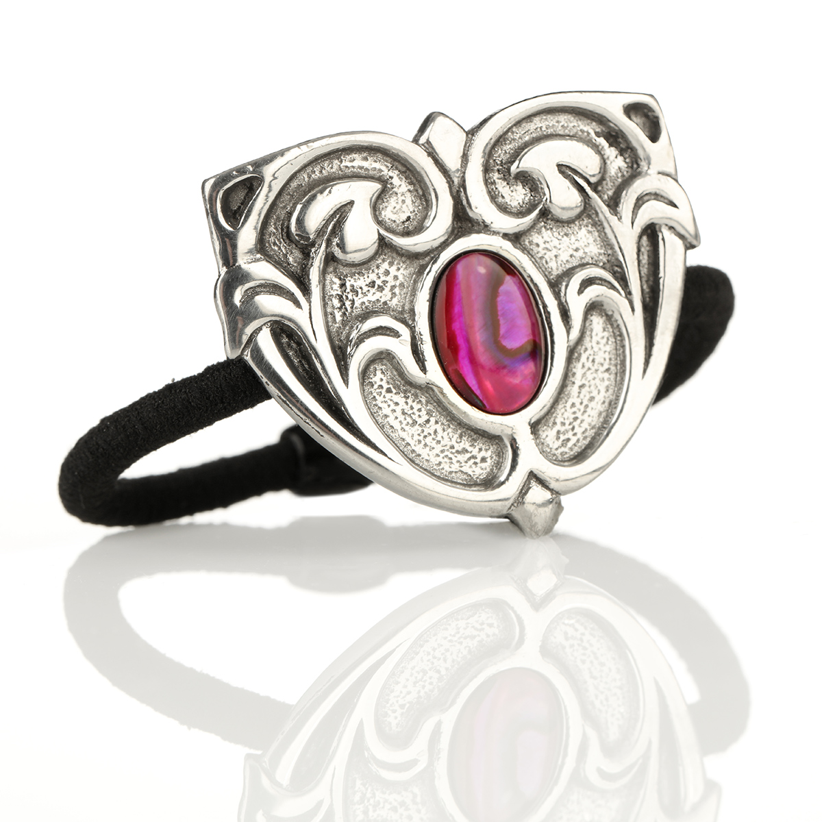 haargummi-haarband-keltisch-schottland-002 Gothic Stone - Haargummi aus England mit gotischen Elementen & Kristall