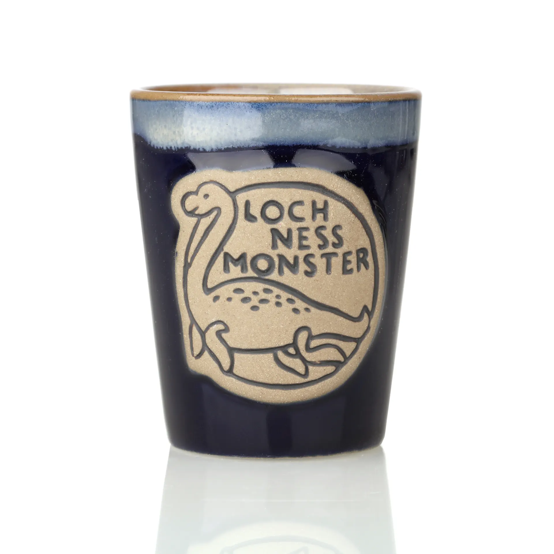 Nessie Shot Cup in Blau - Loch Ness Shotbecher aus Schottland Nessie Shot Cup in Blau - Loch Ness Shotbecher aus Schottland