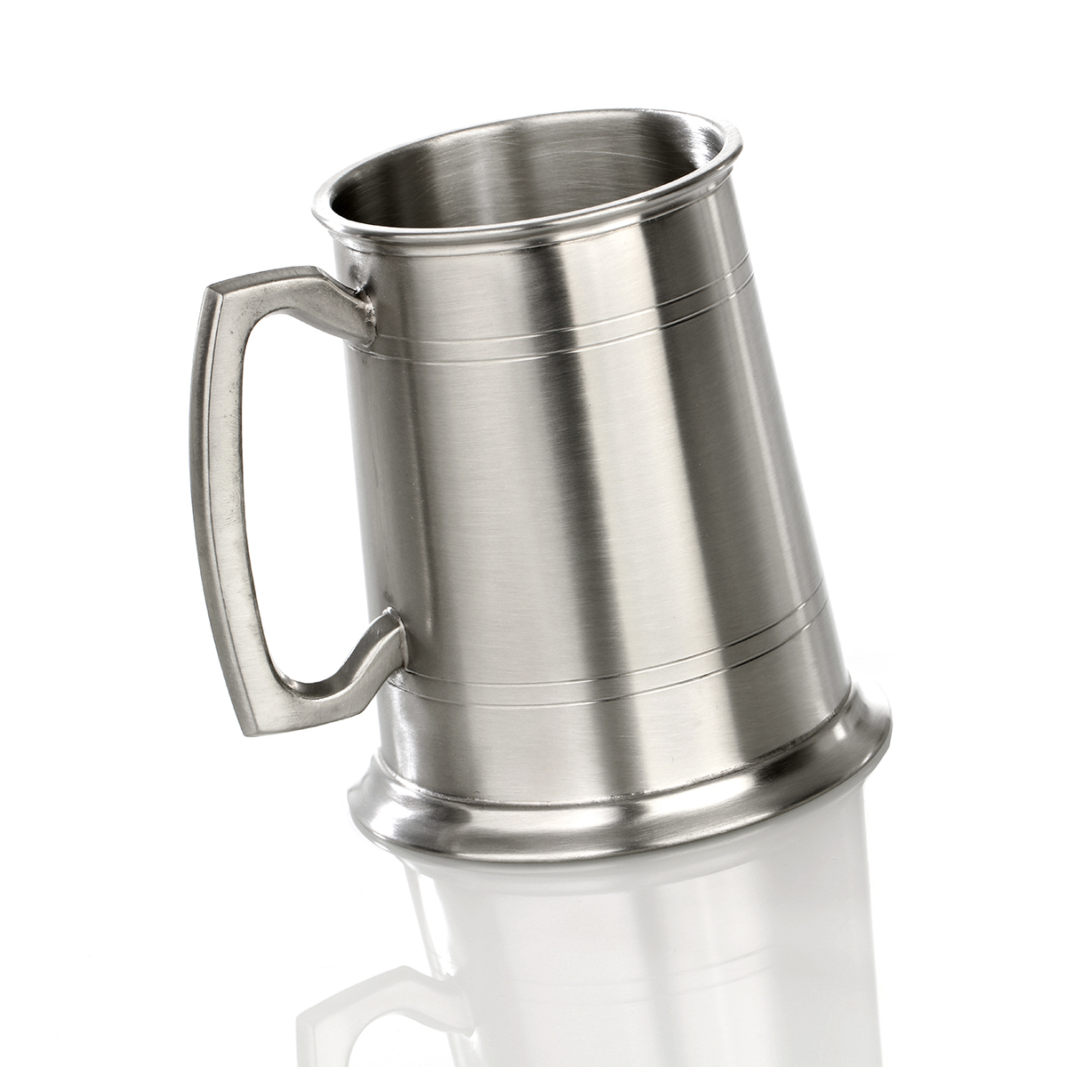 bierkrug-zinnkrug-england-pint-antik-004 Medieval Tankard - Mittelalterlicher 1 Pint Bierkrug / Zinnkrug aus England