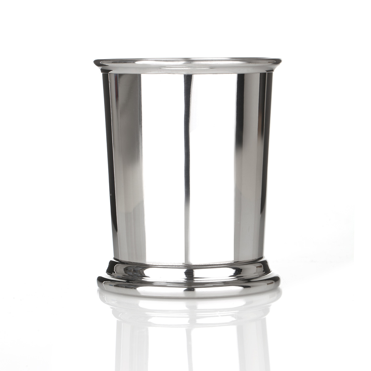 becher-krug-england-silber-zinn-002 Mint Julep Cup - 1/2 Pint Becher aus poliertem Zinn - Made in England