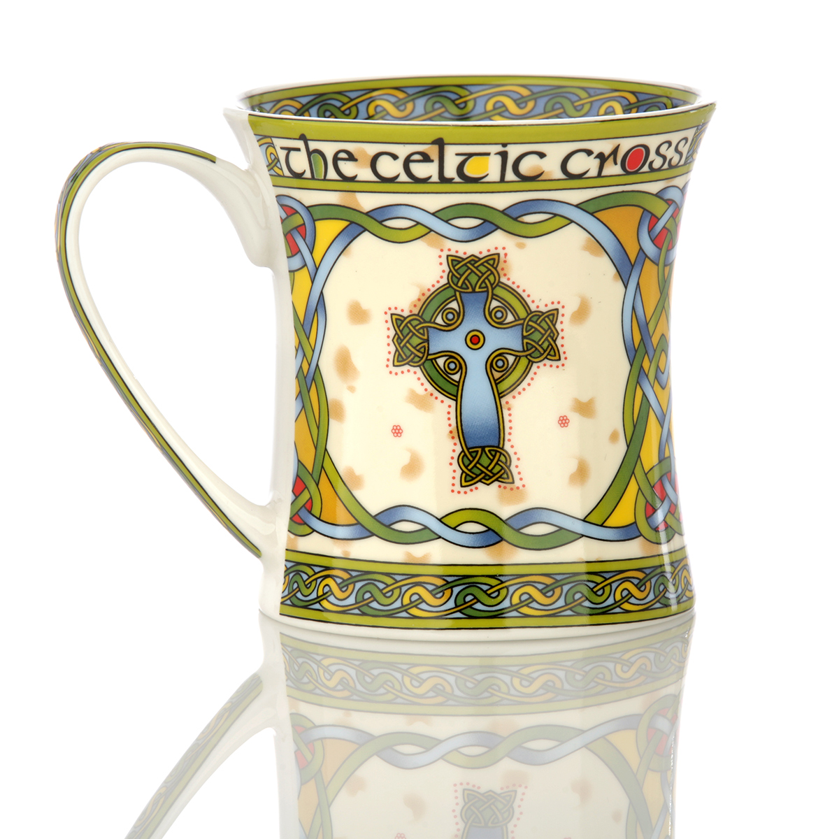 Celtic High Cross Mug - Kaffeebecher aus Irland mit keltischen Ornamenten