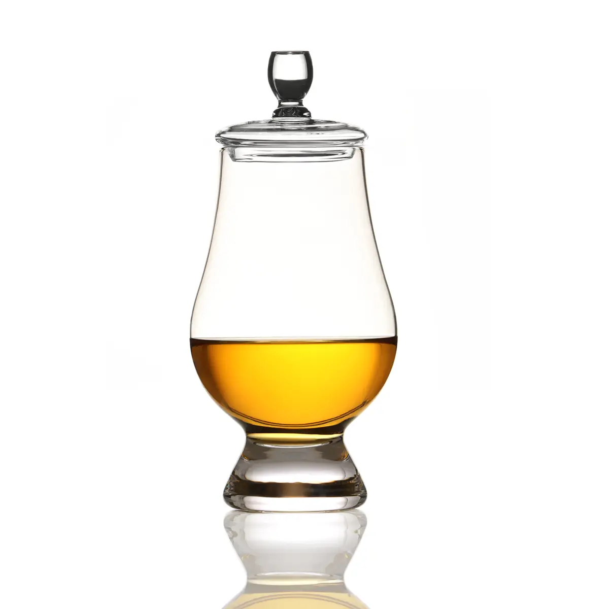 Glencairn Whisky Tasting Glas mit Deckel /  Cap - Handgefertigt in Schottland