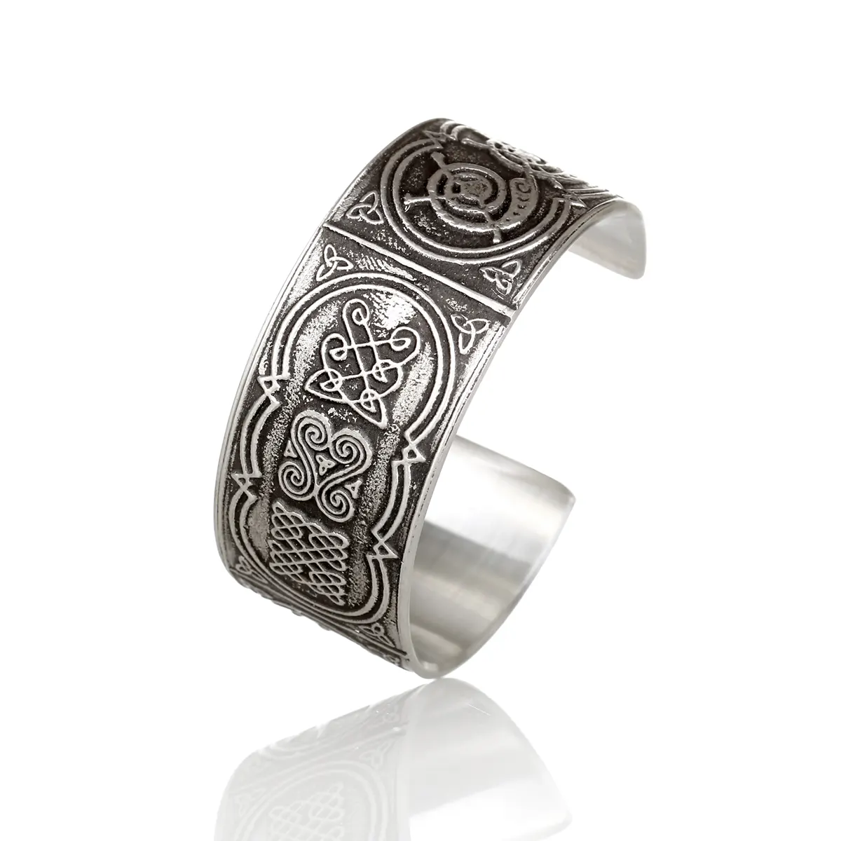 armreif-armband-keltisch-irland-003 The Bealin Cross Bangle  - Keltischer Armreif aus Irland