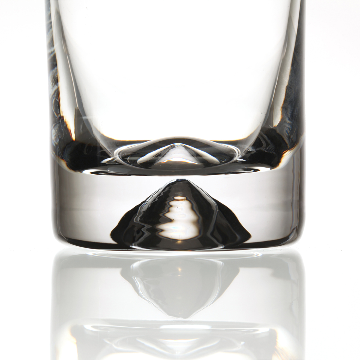 2 x Dimple Base Highball Longdrink Glas - Kristallglas aus Schottland
