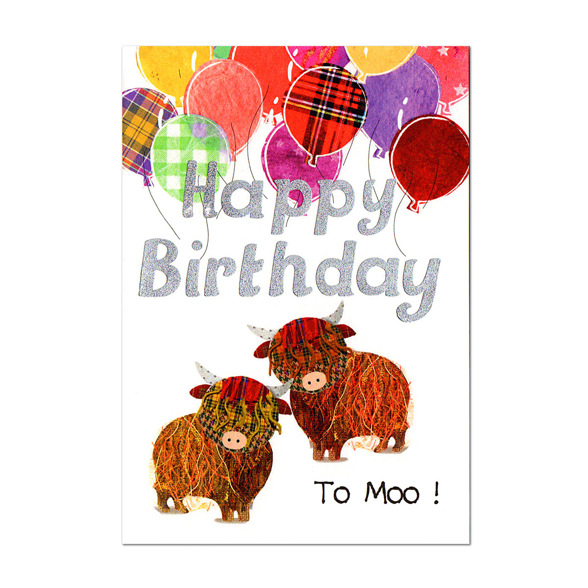 Happy Birthday To Moo - Geburtstagskarte aus Schottland