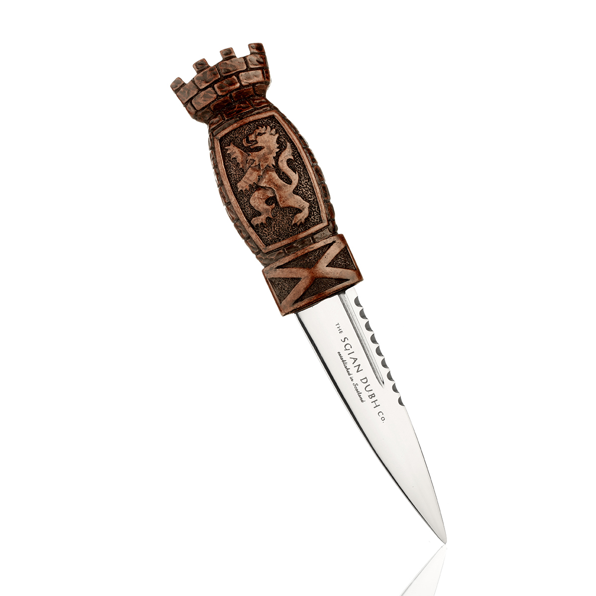 sgian-dubh-loewe-lion-saltire-schottland-001 Lion Rampant Sgian Dubh - Saltire & schottischer Löwe