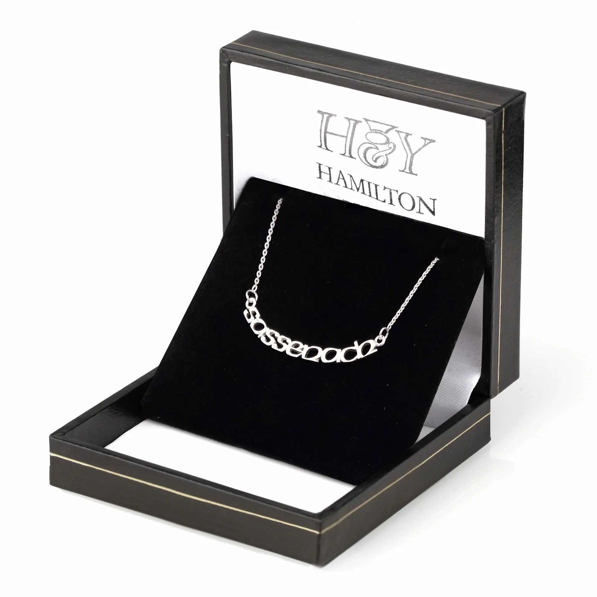 Sassenach - Outlander Kette aus Sterlingsilber - Handgefertigt in Schottland