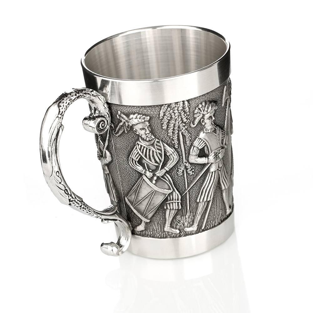 medieval-tankard-ireland-00159b7b244f28ba Irish Legends - Hugh O’Neill - Mittelalterlicher Bierkrug / Zinnkrug aus Irland