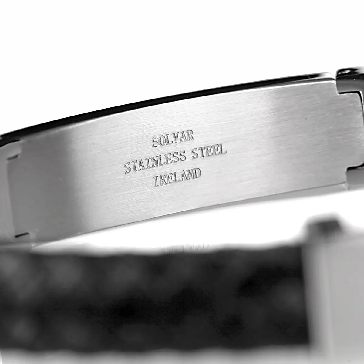 Armband-Leder-Edelstahl-keltisch-irischer-schmuck-008 Celtic Knots - Keltisches Leder & Edelstahl Armband aus Irland