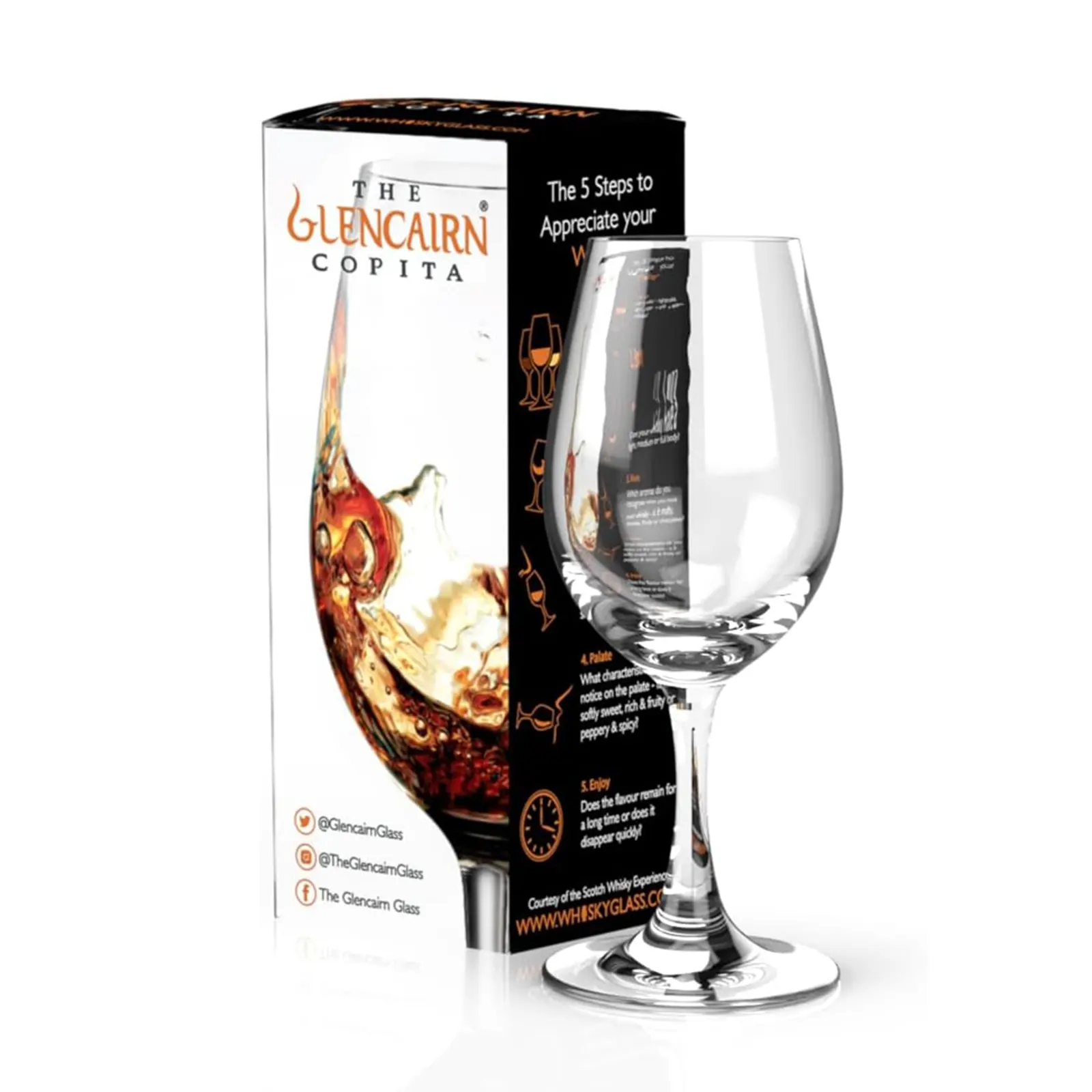 Glencairn Nosing Copita - Whisky Tasting Glas aus Schottland Glencairn Nosing Copita - Whisky Tasting Glas aus Schottland
