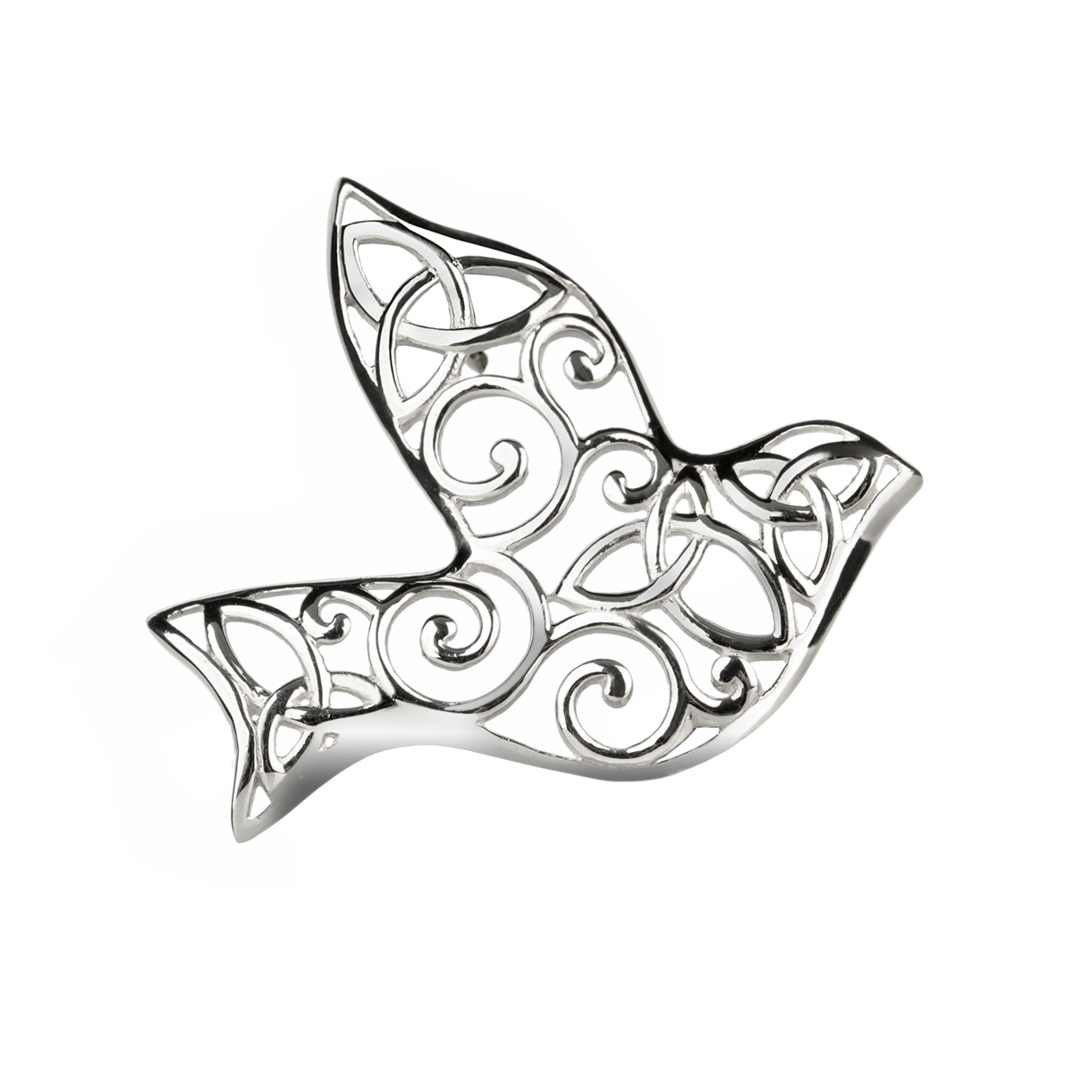 iona-taube-schottland-brosche-silber-001pmwRXZUZ3Om5G Iona Abbey Dove Brosche - keltisch inspirierte Taube aus Sterlingsilber
